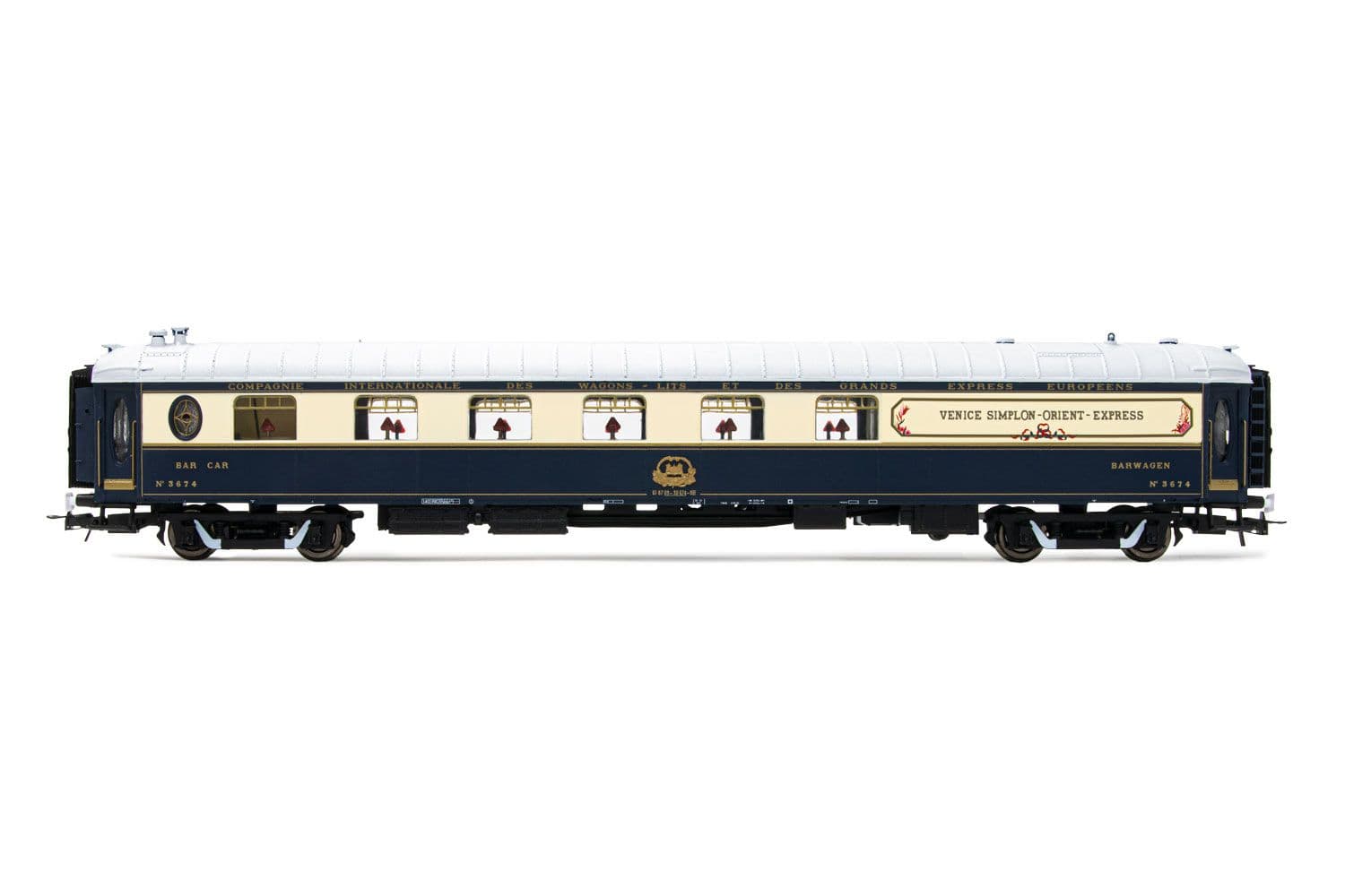 VSOE, dining car for "Venice Simplon Orient Express" train, period IV-V