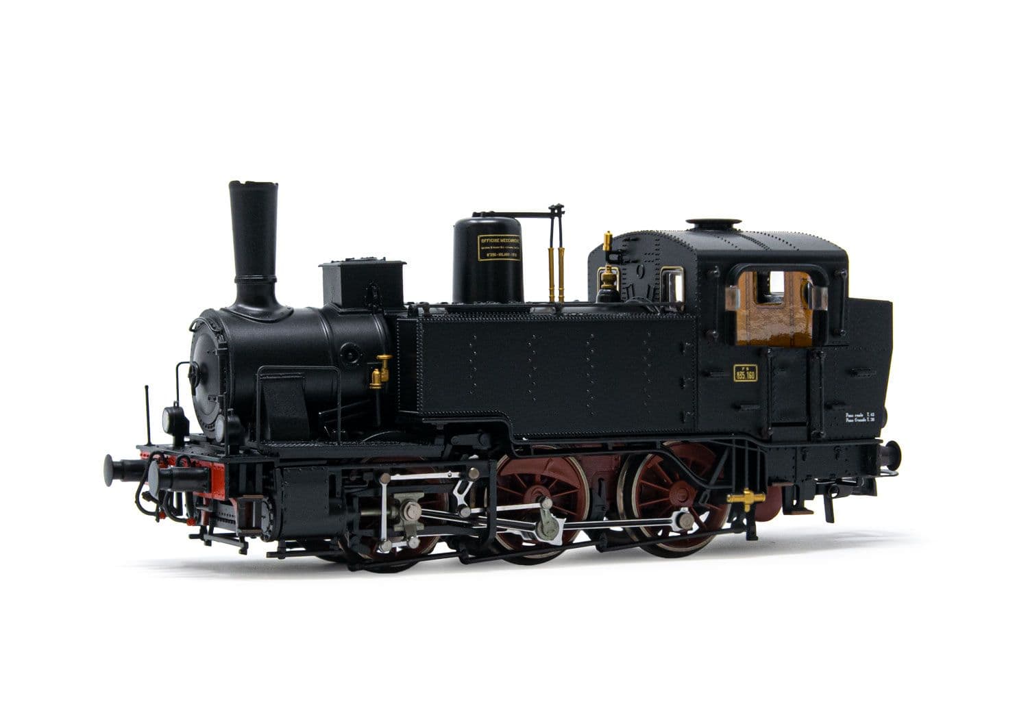 FS, steam locomotive Gr. 835, electric lamps, small Westinghouse pump, period III-IV, with DCC-sounddecoder