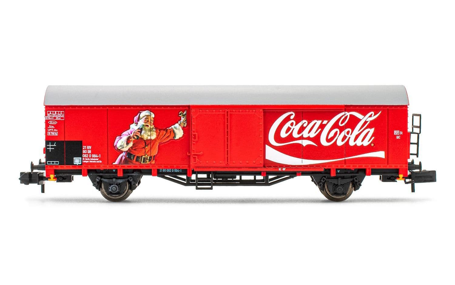 DB, 2-achs. Gedeckte Güterwagen, in "Coca Cola"-Lackierung, Ep. V