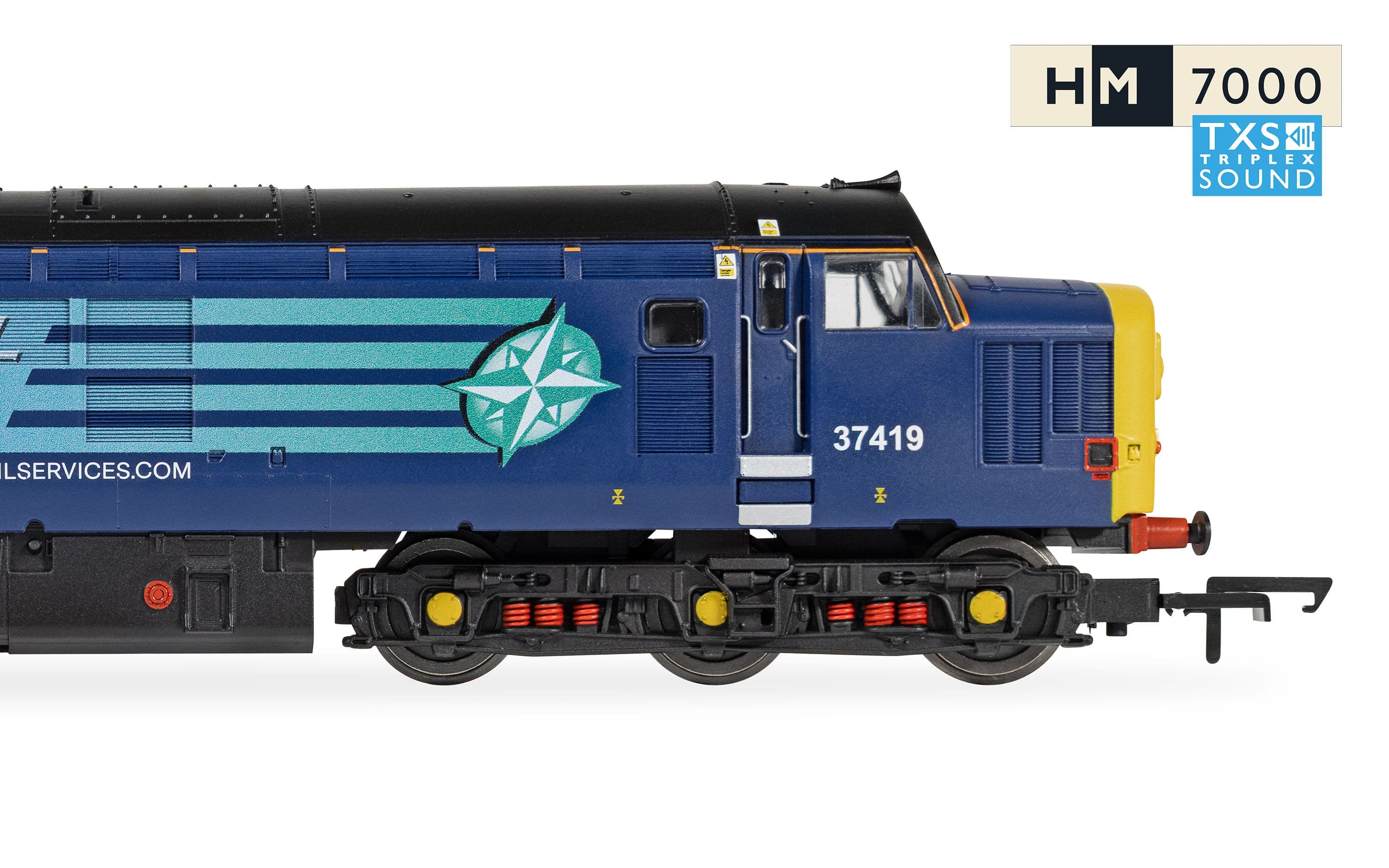 RailRoad - DRS - Class 37 - 'Carl Haviland' 37419 (DCC Sound Fitted)