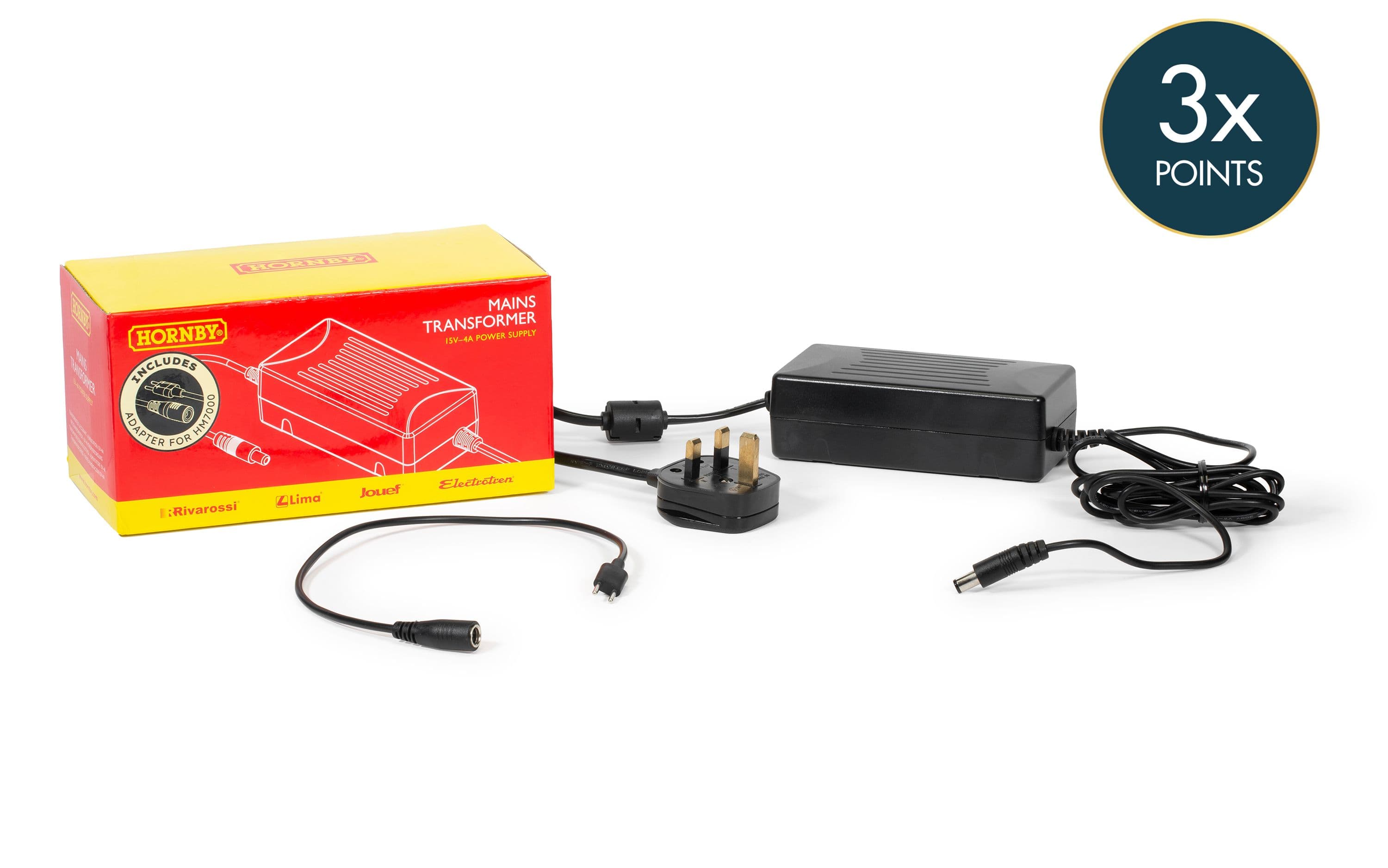 15V~4 Amp Transformer (UK) + 15V Power Supply Adapter Bundle