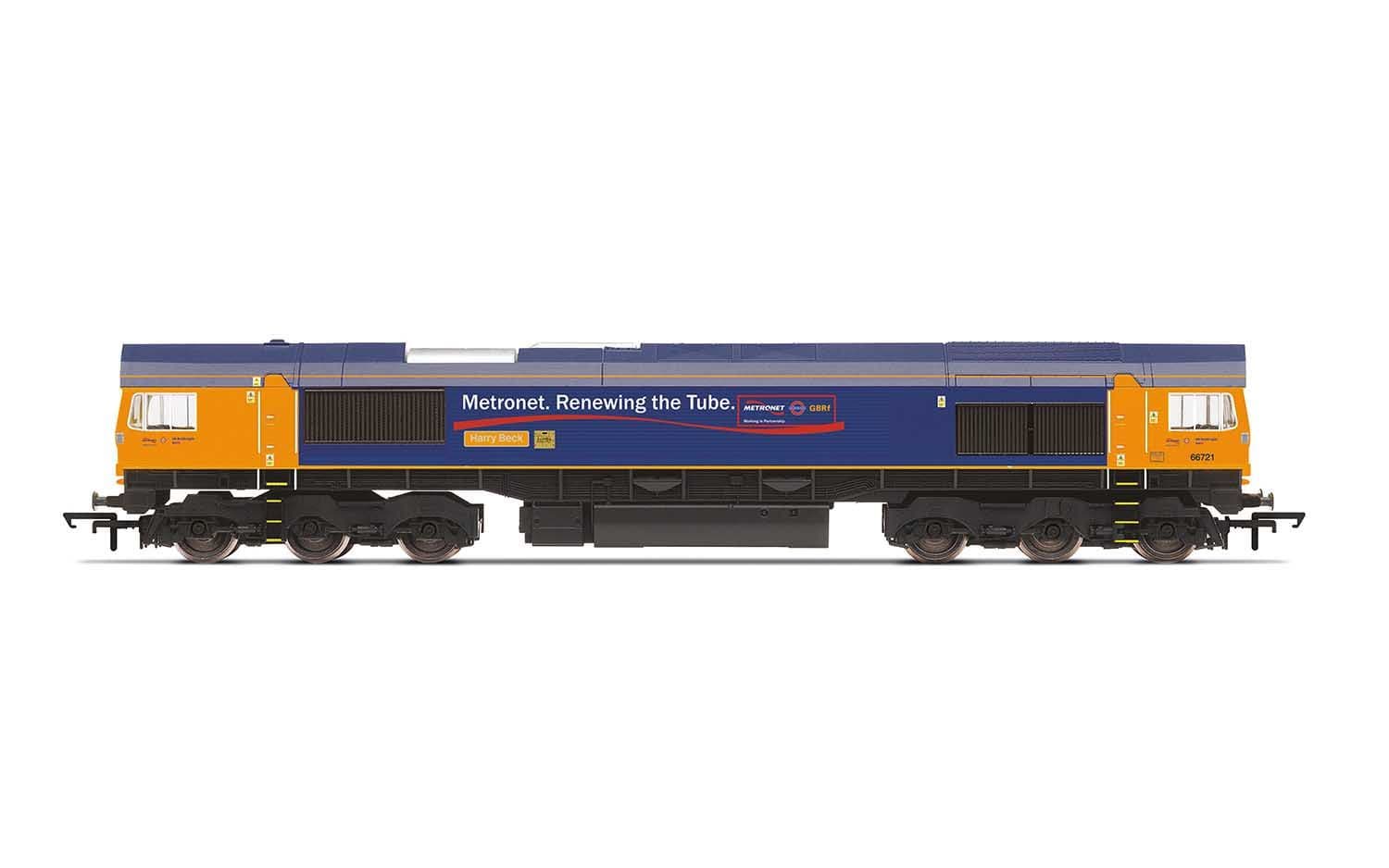 GBRf, Class 66, Co-Co, 66721 'Harry Beck' - Era 11