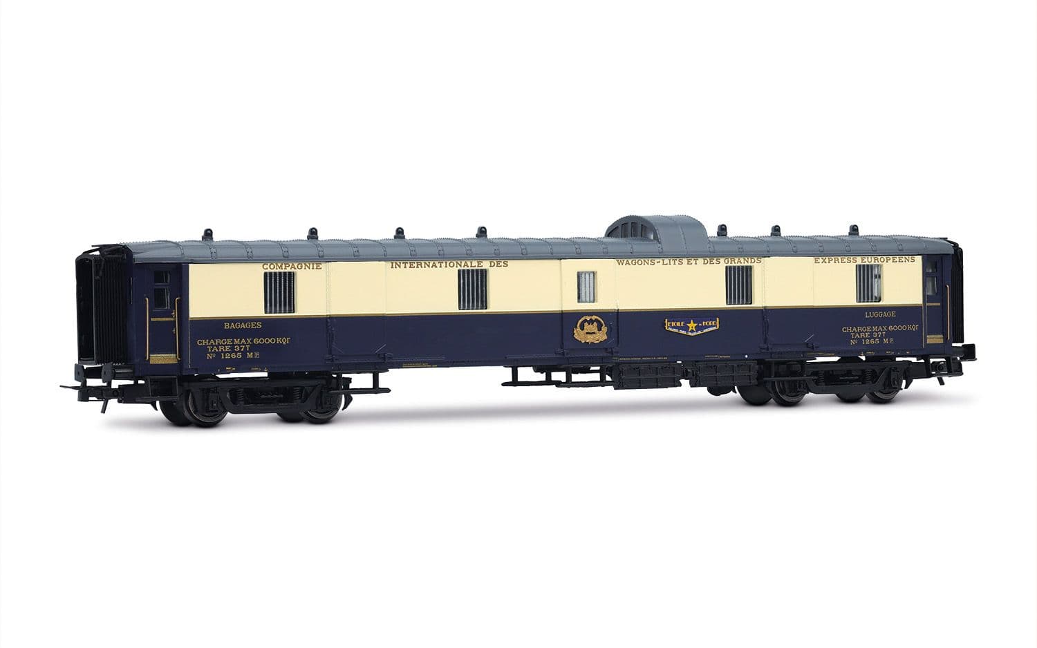 CIWL, coffret de 3 voitures « Etoile du Nord », set 2/2 (1 x DD3, 1 x VPC Flèche d'Or and 1 x VP Étoile du Nord), ép. II