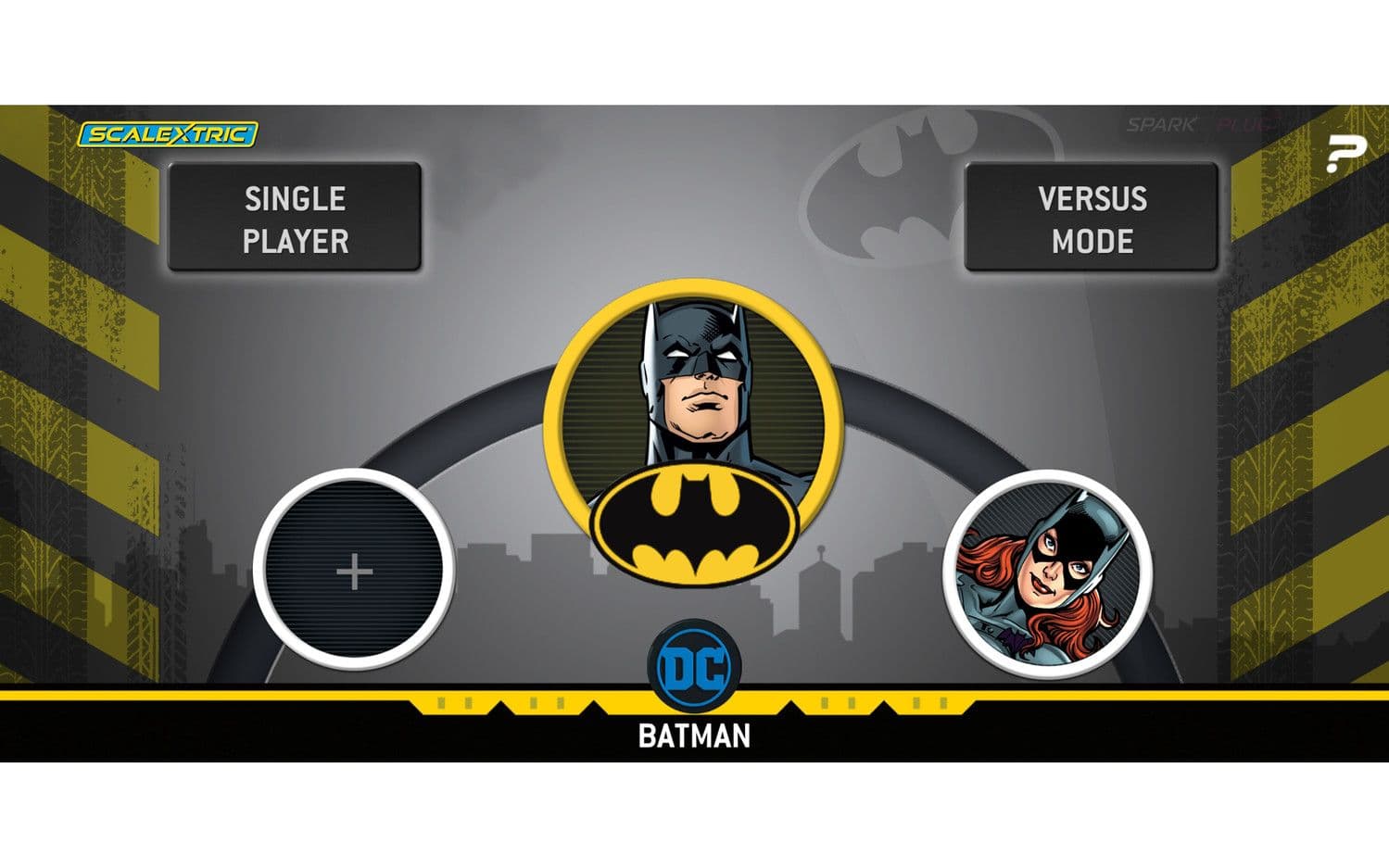 Scalextric Spark Plug - Batman vs Joker Race Set (EU Plug)