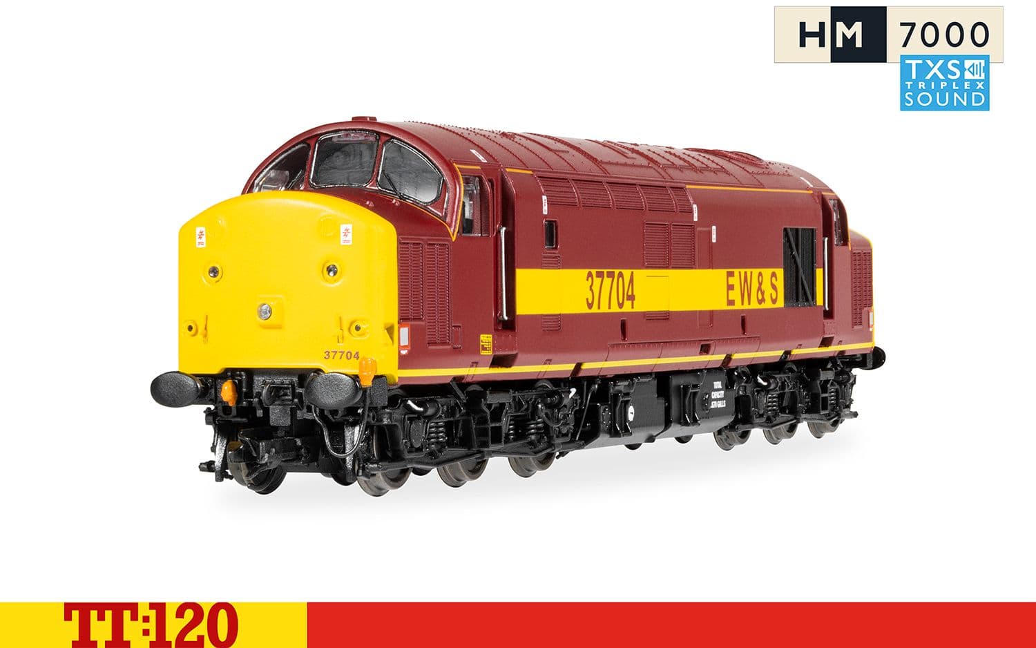EWS - Class 37 - 37704 (DCC Sound Fitted)