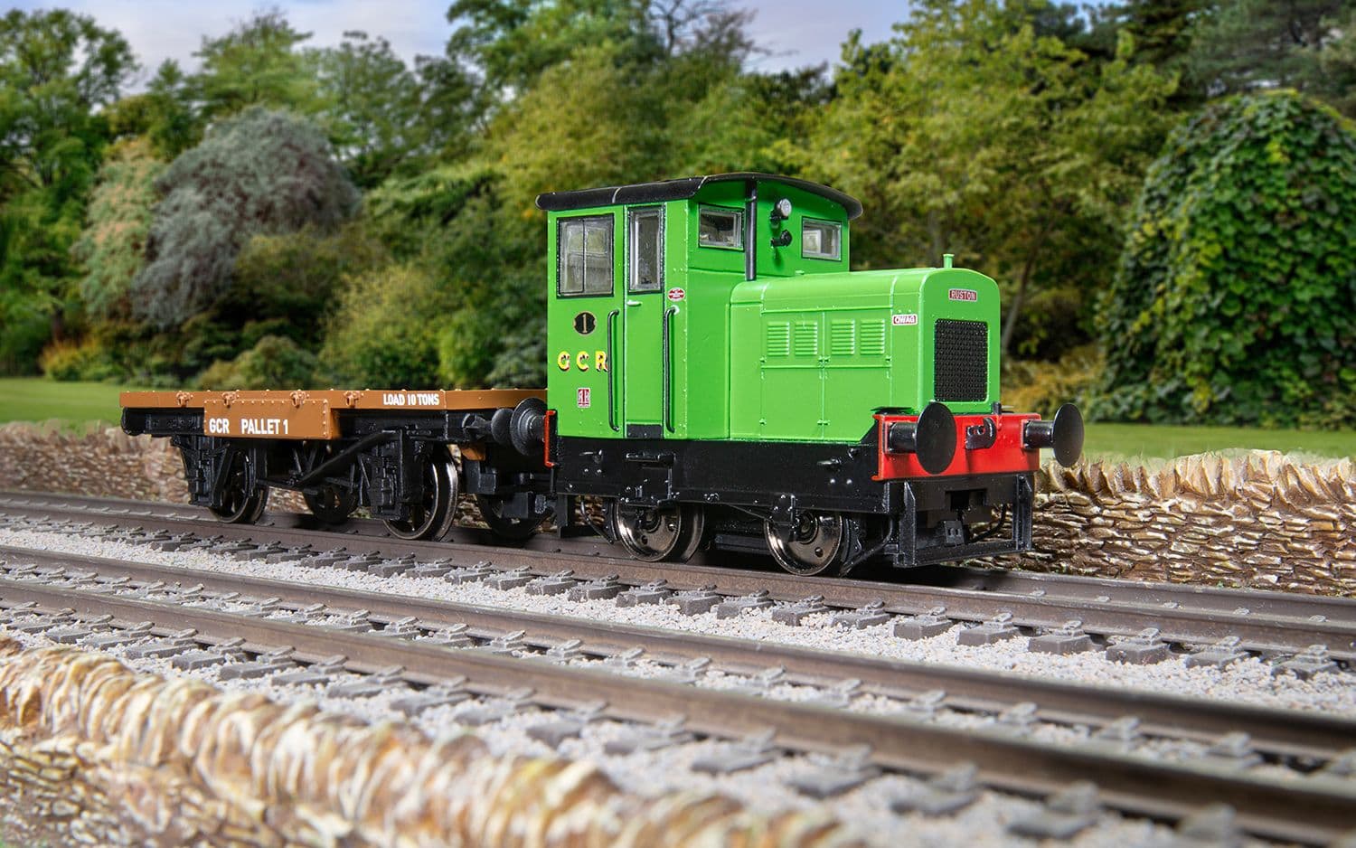 GCR(N), Ruston &amp; Hornsby 48DS, 0-4-0, No.1 'Qwag' - Era 10