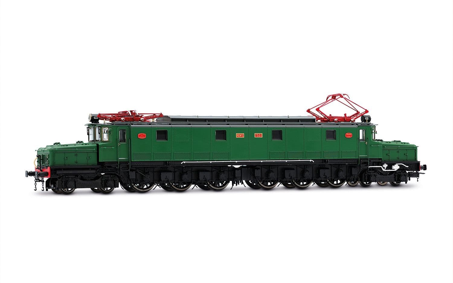 RENFE, locomotora eléctrica 7501, edición del 80 aniversario, ép. III, con decoder de sonido DCC