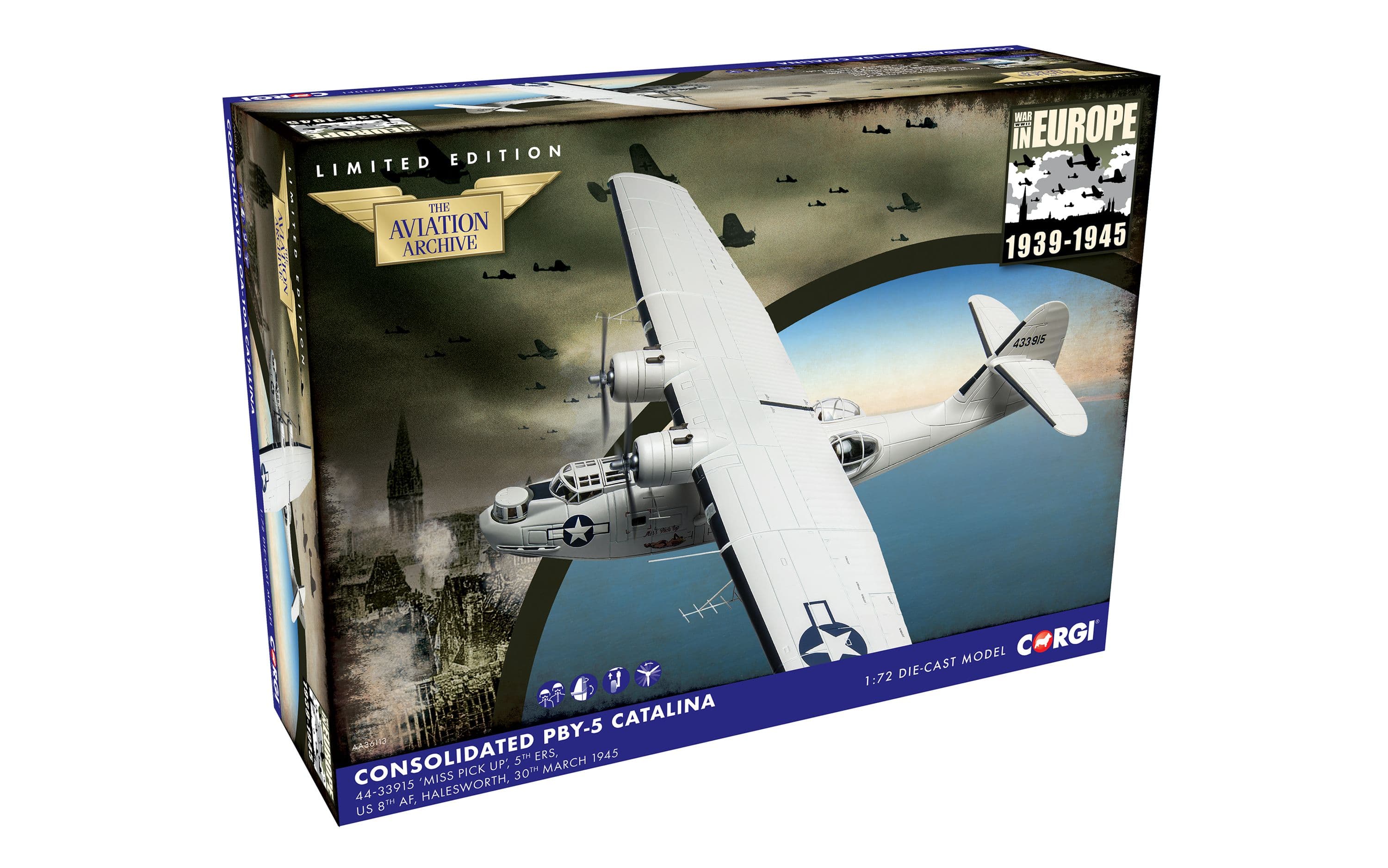 Consolidated OA-10A Catalina 'Miss Pick Up' - 8th USSAF - Halsworth