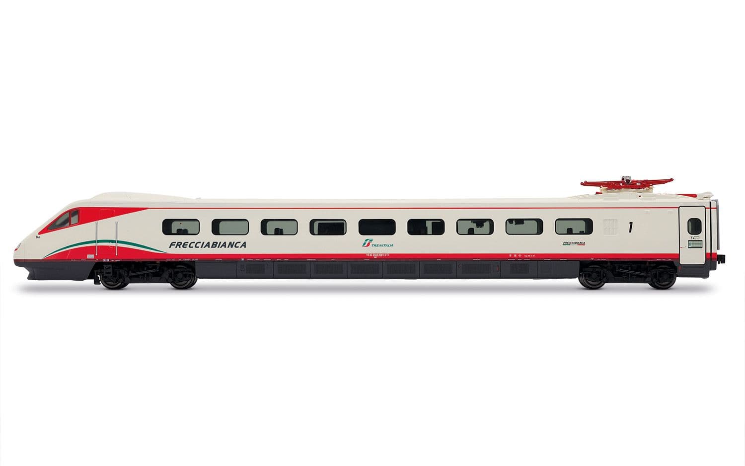 FS, 4-tlg. Grundset Hochgeschwindigkeitszug mit Neigetechnik der Reihe ETR 460 „Frecciabianca", Ep. VI, mit Sounddecoder
