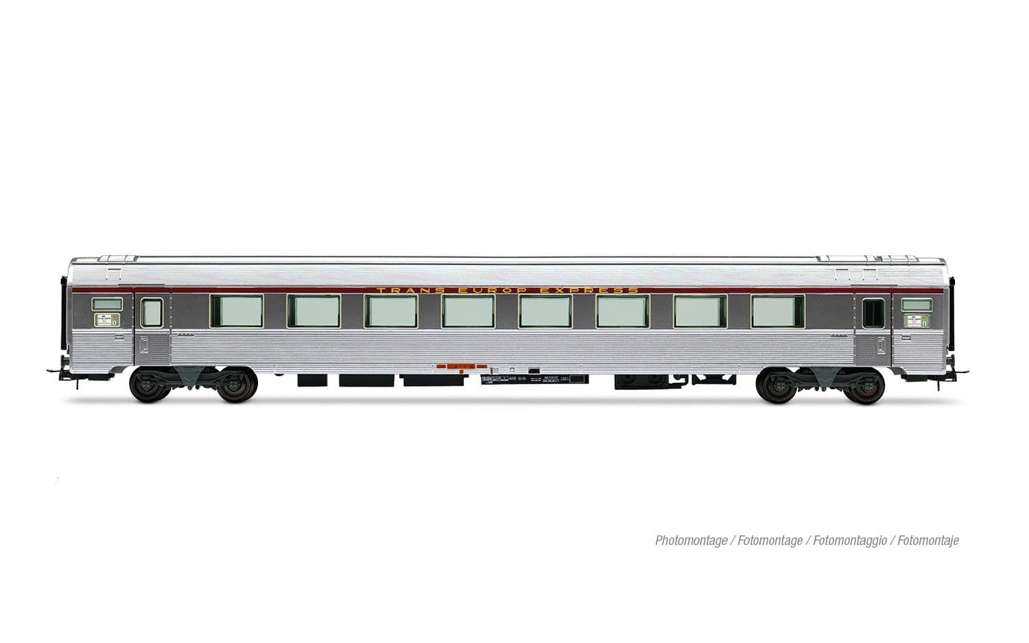 SNCF, 4-unit set of TEE "Mistral 69" coaches "Jules Verne", no. 1/2, ep. IV