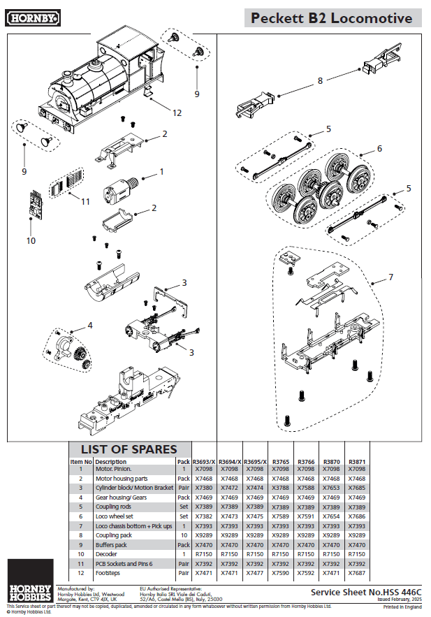 NCB, Peckett B2 Class, 0-6-0ST, 1426/1916 - Era 6