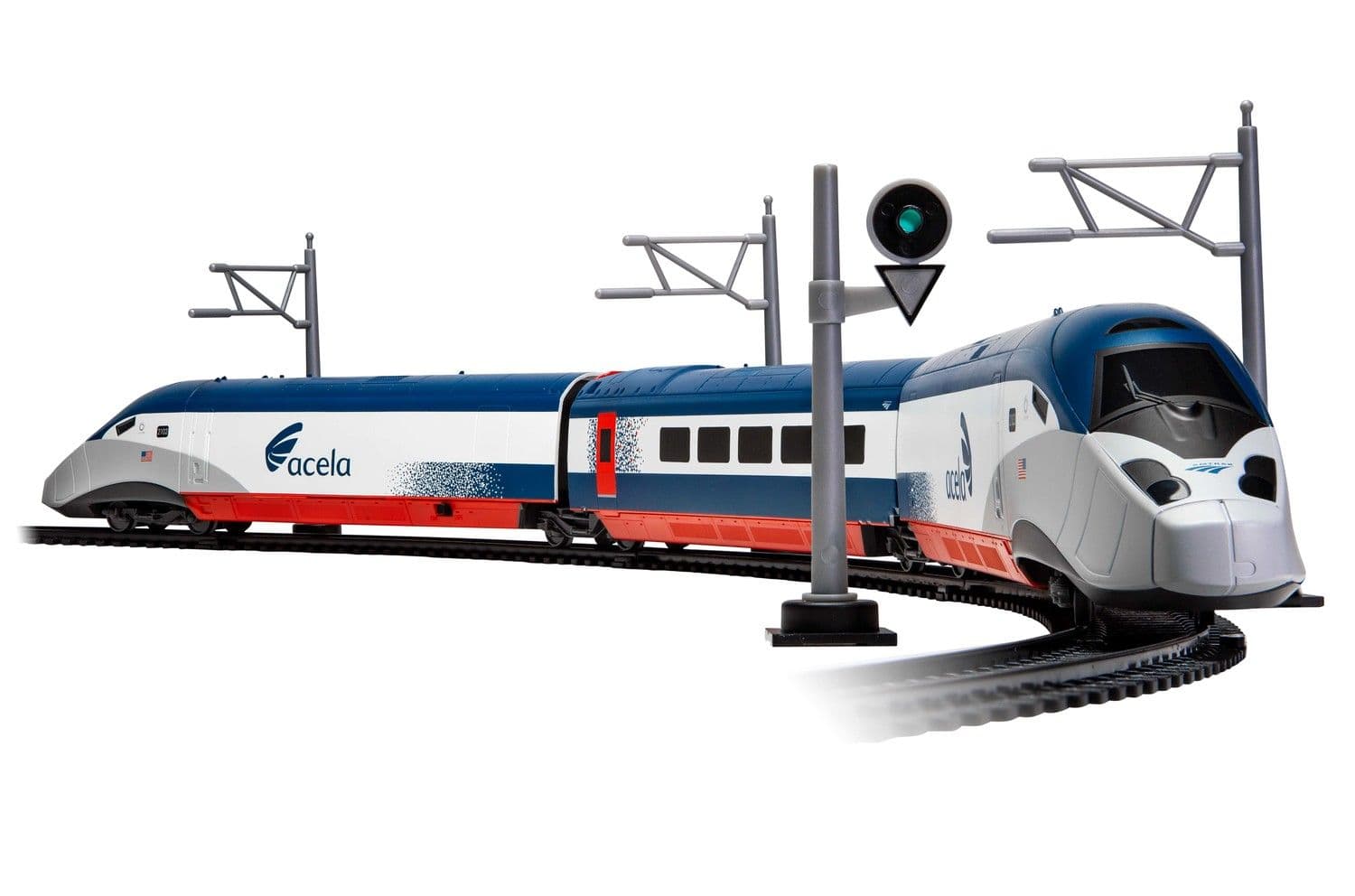 Amtrak Acela High Speed - Battery Powered Train Set