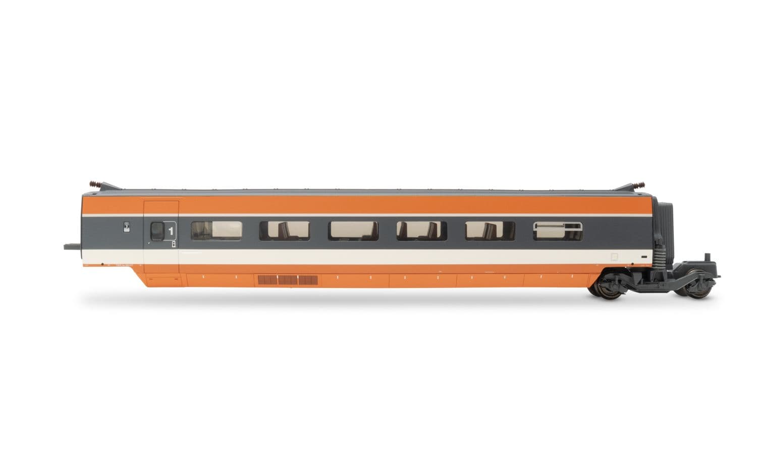 SNCF, 3-unit additional set of TGV Sud-Est coaches, inaugural version 1981, including 2 1st class coaches and 1 bar coach, ep. IV