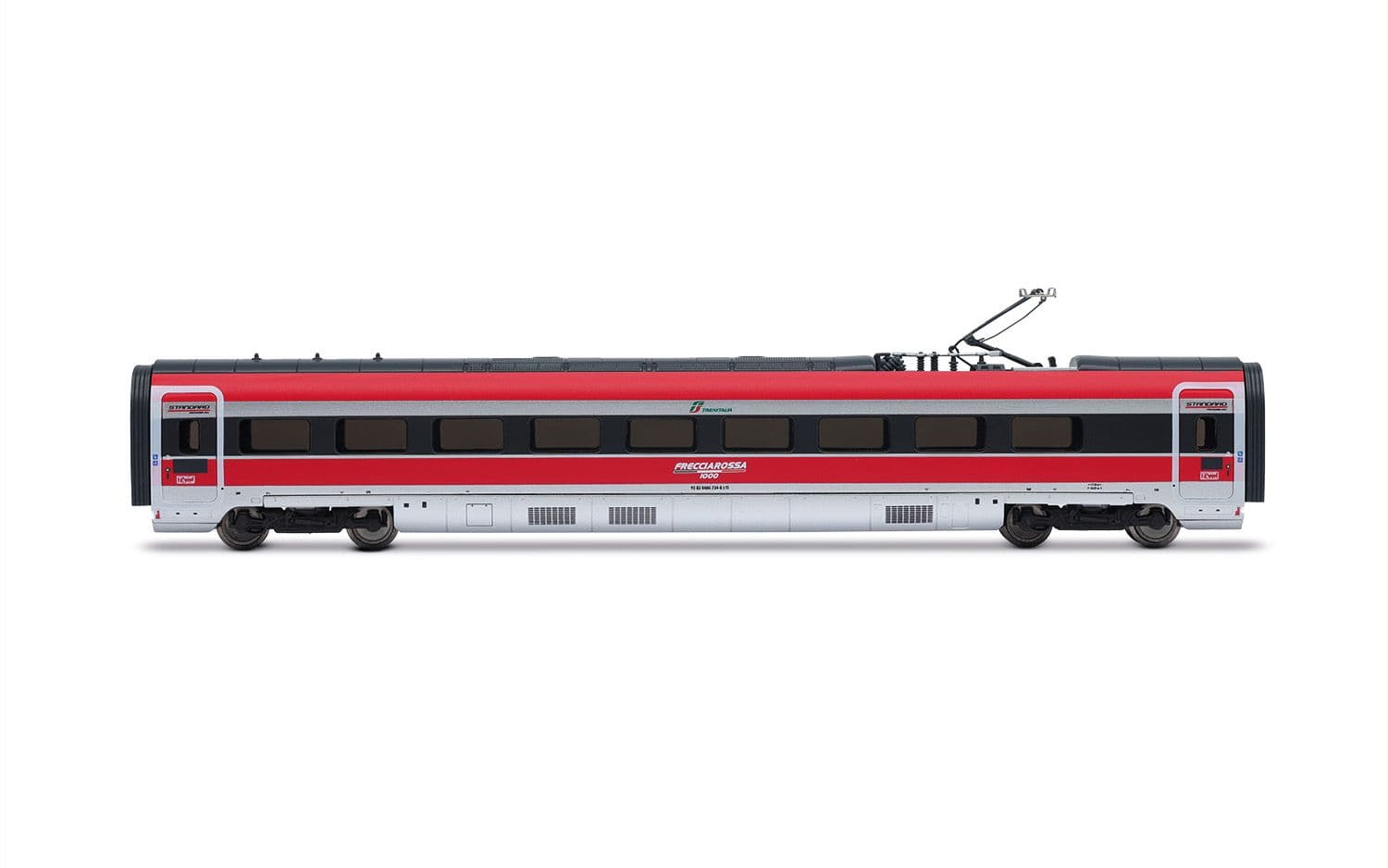 FS Trenitalia, set base di 4 unità del treno ad alta velocità "Frecciarossa 1000", nuova livrea, ep. VI, con decoder sonoro