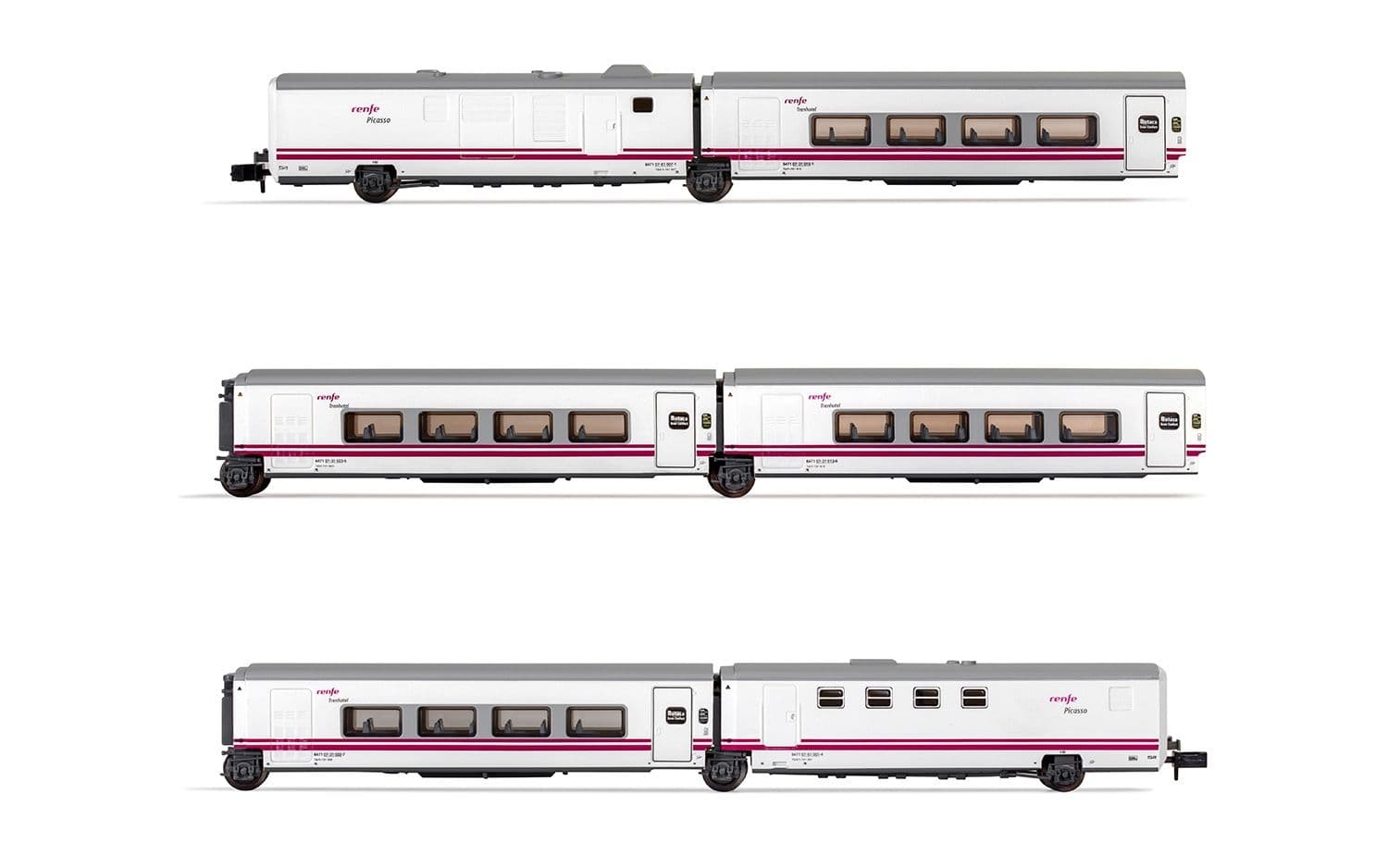 RENFE, set Talgo "Alvia Picasso", 6 coches, ép. VI