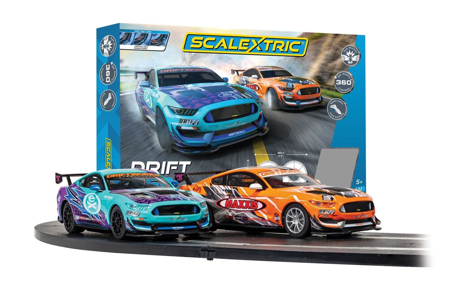 Scalextric 型番:C2565 C1421T Scalextric | Drift 360 Race Set, Slot car racing
