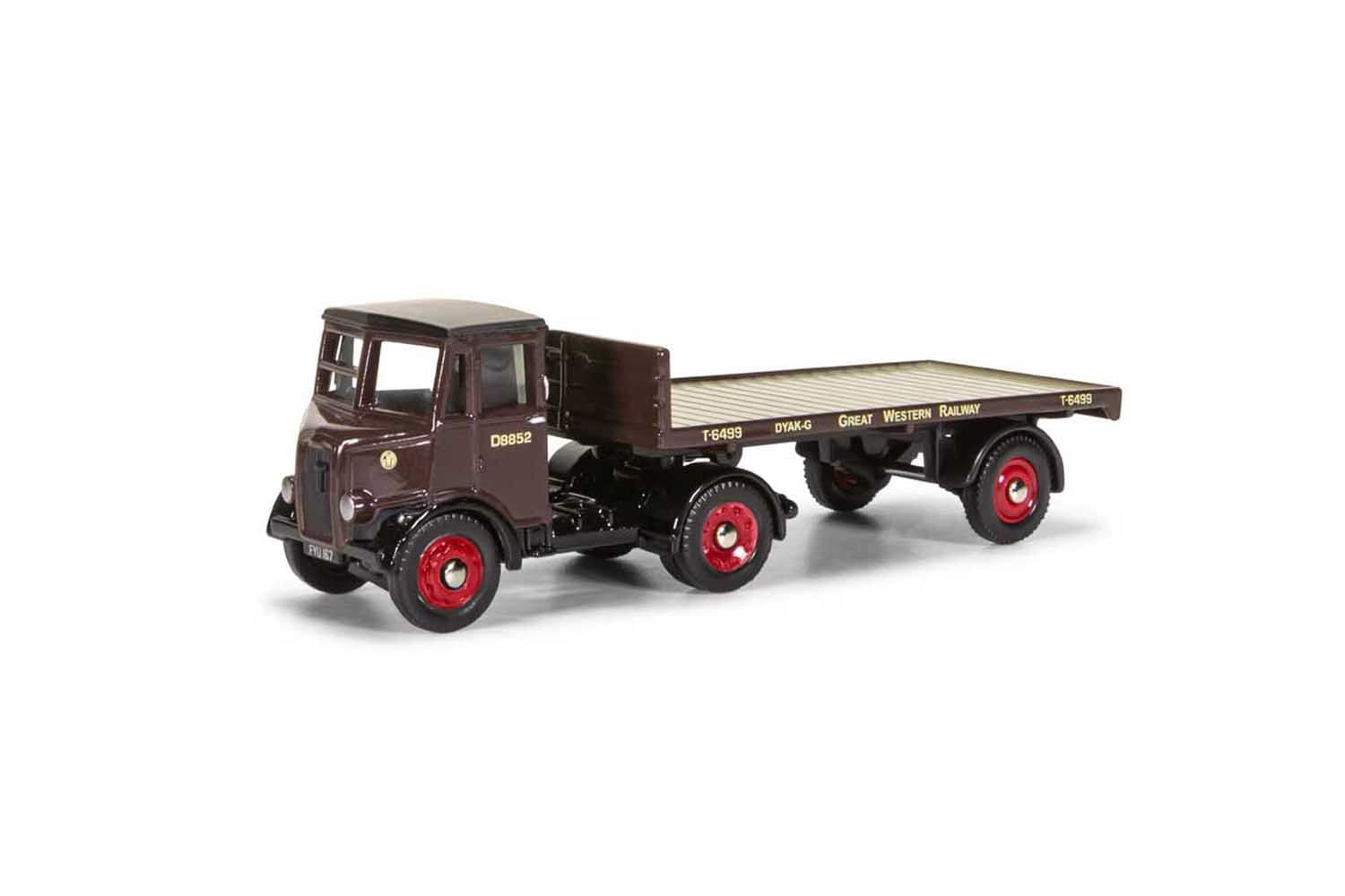 Thornycroft Nippy Flatbed Trailer - GWR
