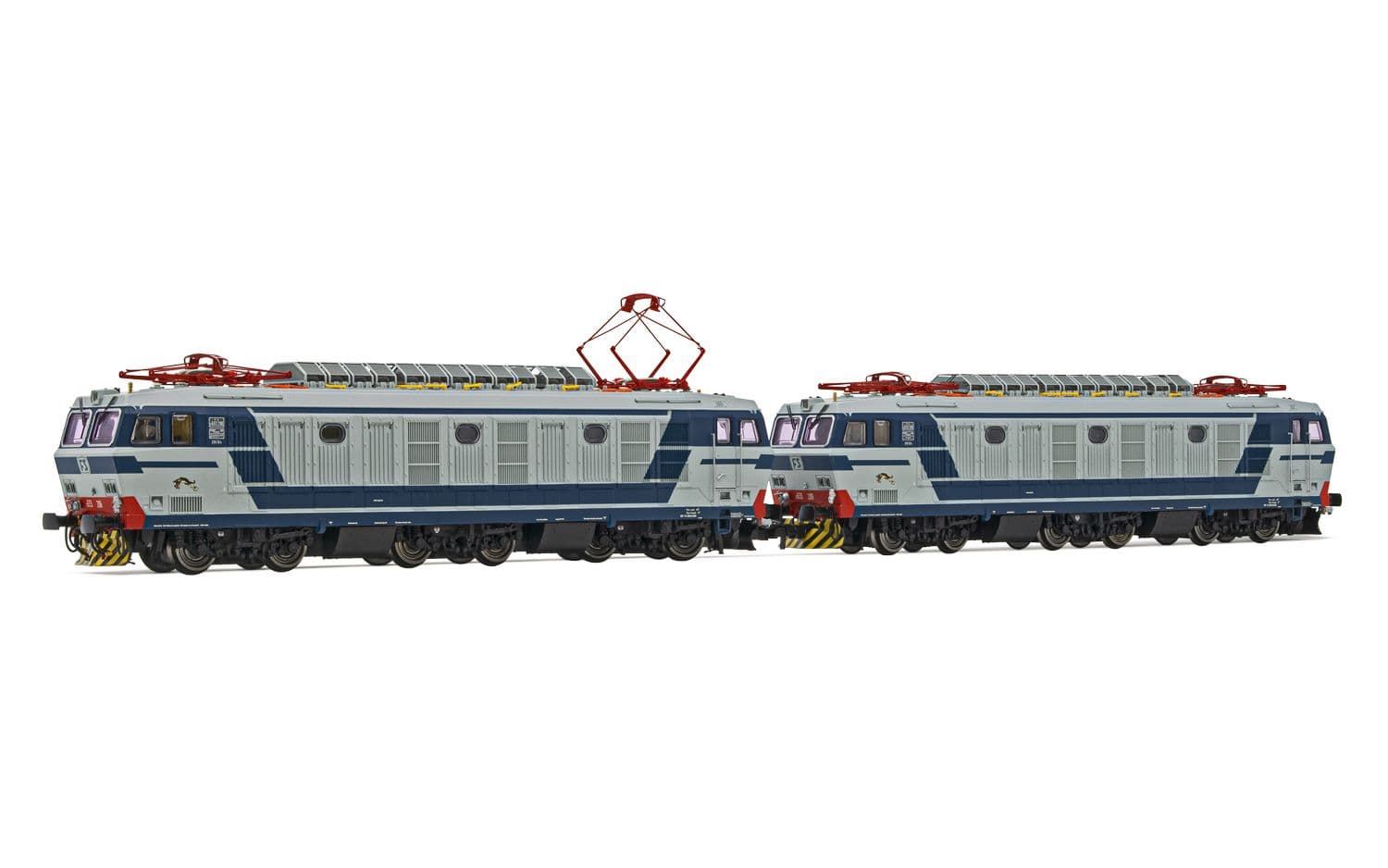 FS, 2-unit set electric locomotives E.633 200 series, blue/grey livery, period IV-V