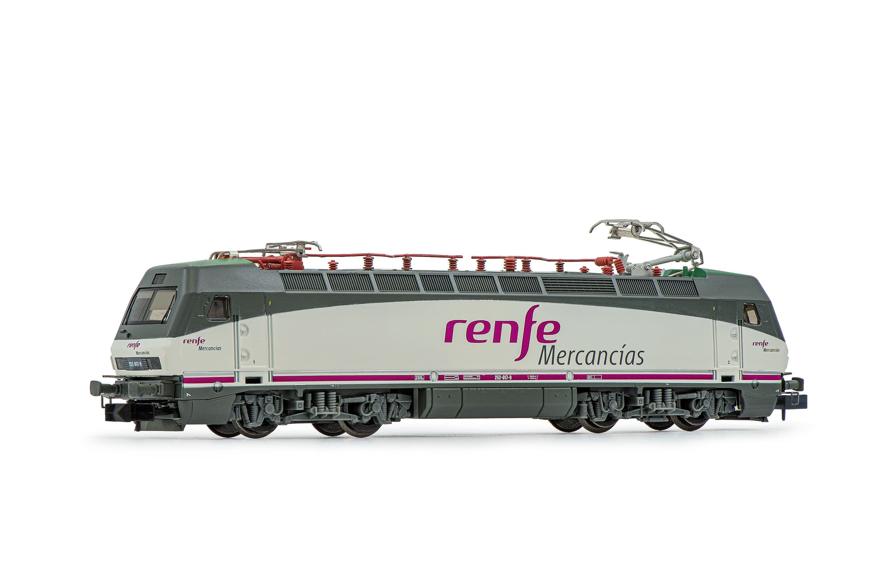 RENFE OPERADORA, locomotora eléctrica serie 252, decoración «Mercancías», ép. VI