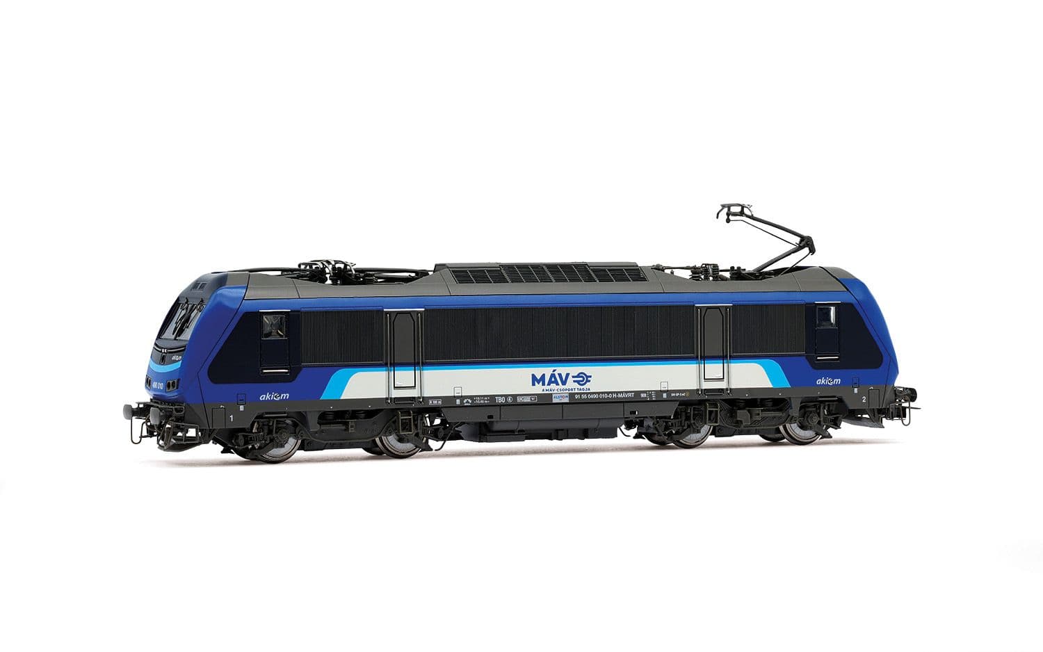 Akiem/MÁV, electric locomotive 490 010 (ex SNCF, BB 36000), blue livery, with Multiprotocol Sound Decoder