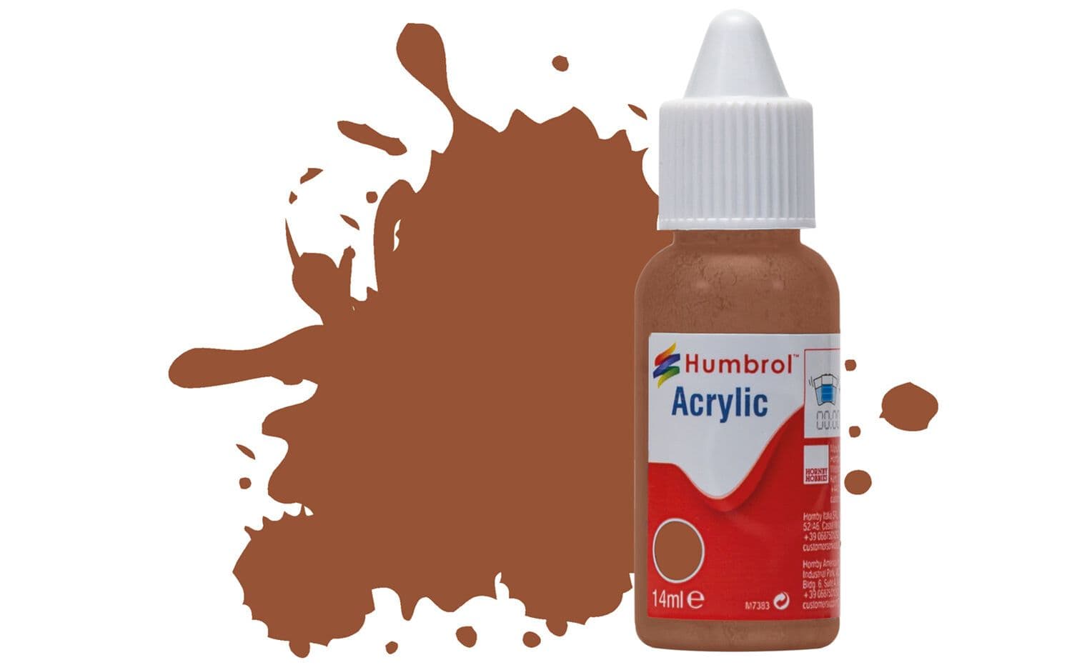 Acrylic Paint: 70 - Brick Red - Matt - (14ml)