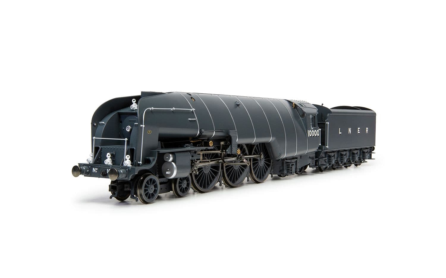 LNER, Class W1 'Hush Hush', 1935 (Double Blast Pipe), 4-6-4, 10000 - Era 3