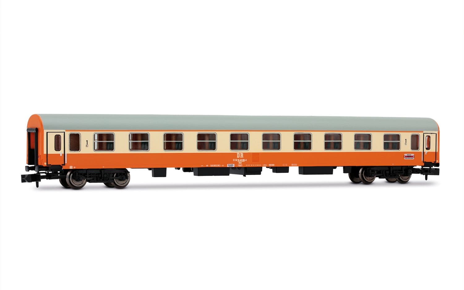 DR, coffret de 2 voitures "Städte-Express", livrée orange/beige, composé de 1 x voiture Ame et 1 x voiture Bme, ép. IV