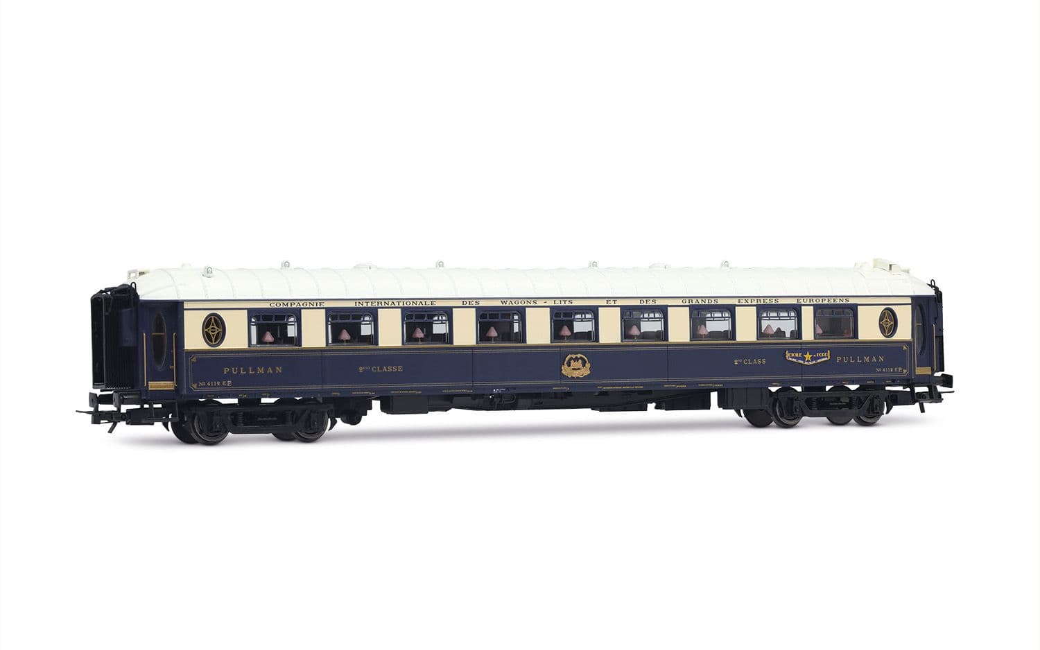 CIWL, coffret de 3 voitures « Etoile du Nord », set 2/2 (1 x DD3, 1 x VPC Flèche d'Or and 1 x VP Étoile du Nord), ép. II