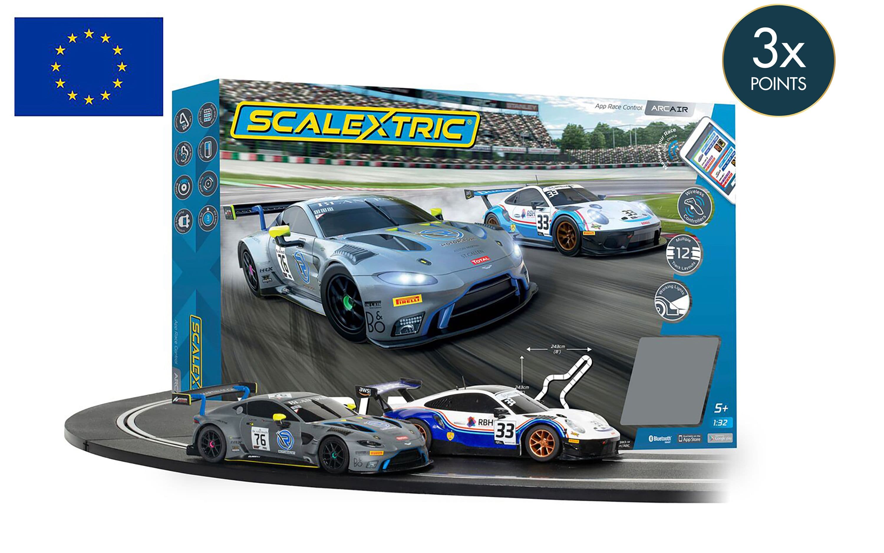 Scalextric ARC AIR World GT Race Set (EU Plug)