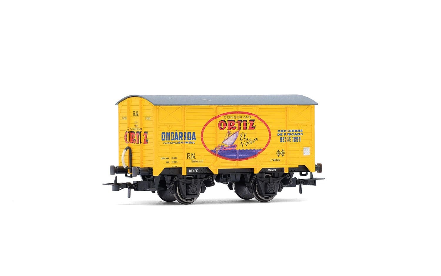 R.N., 2-axle J wagon, "Conservas Ortiz" livery