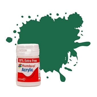 Acrylic Paint: 30 - Dark Green - Matt - (14ml + 30% Extra Free Pot)