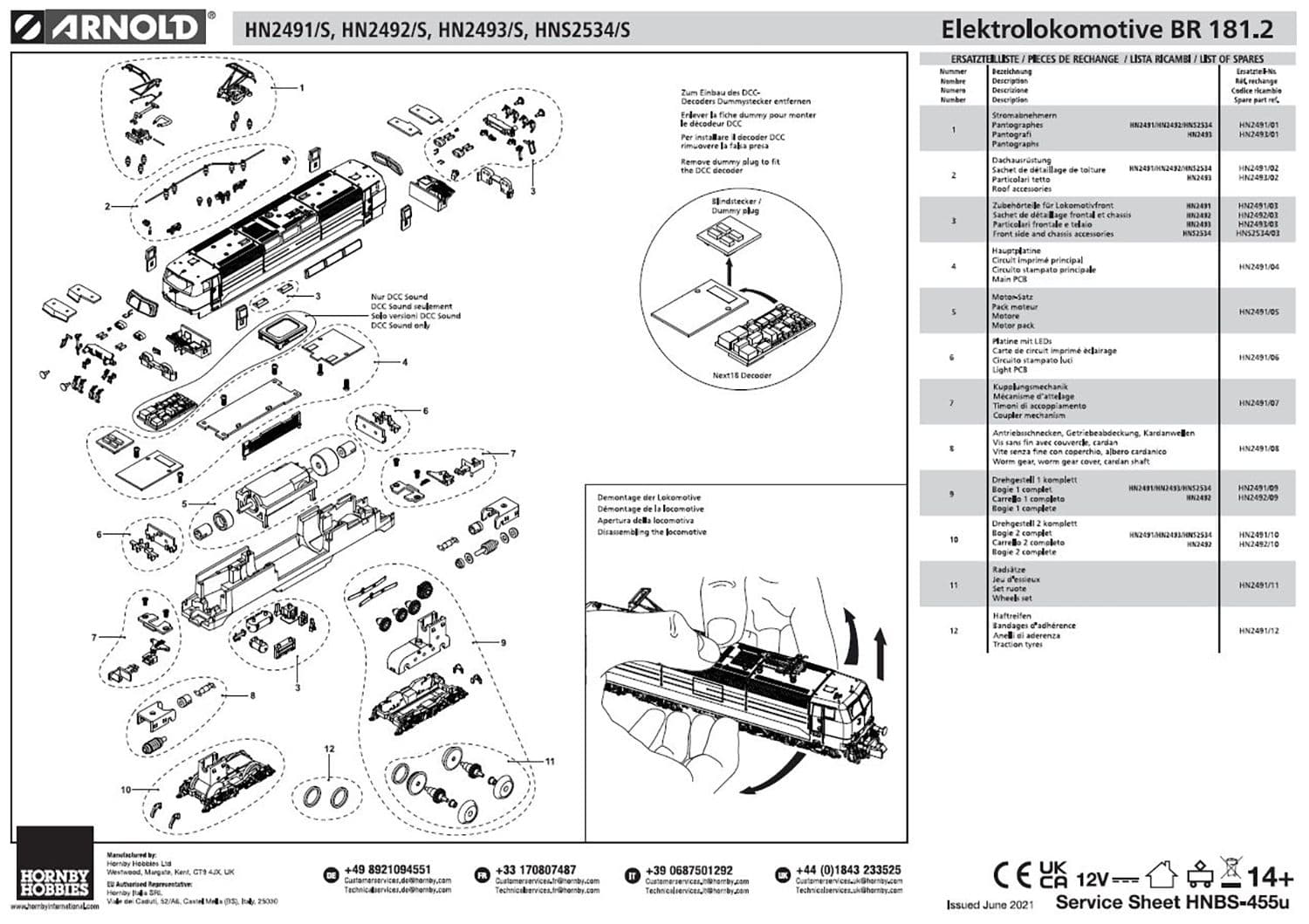 Elektrolokomotive BR 181.2 Motor pack