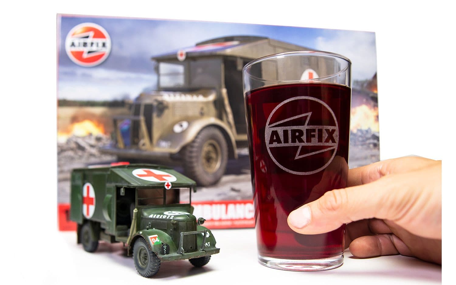 Austin K2/Y Ambulance with FREE Pint Glass