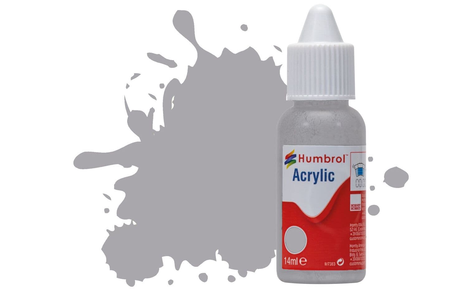 Acrylic Paint: 40 - Pale Grey - Gloss - (14ml)