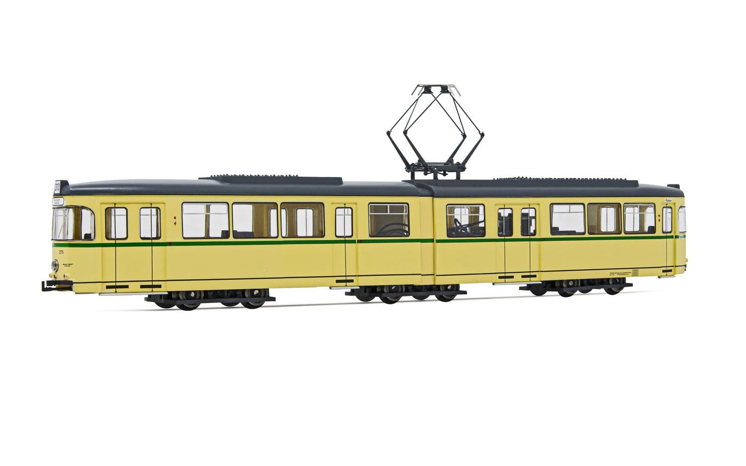 Duewag tram Gt6, Bogestra version, beige livery, period IV