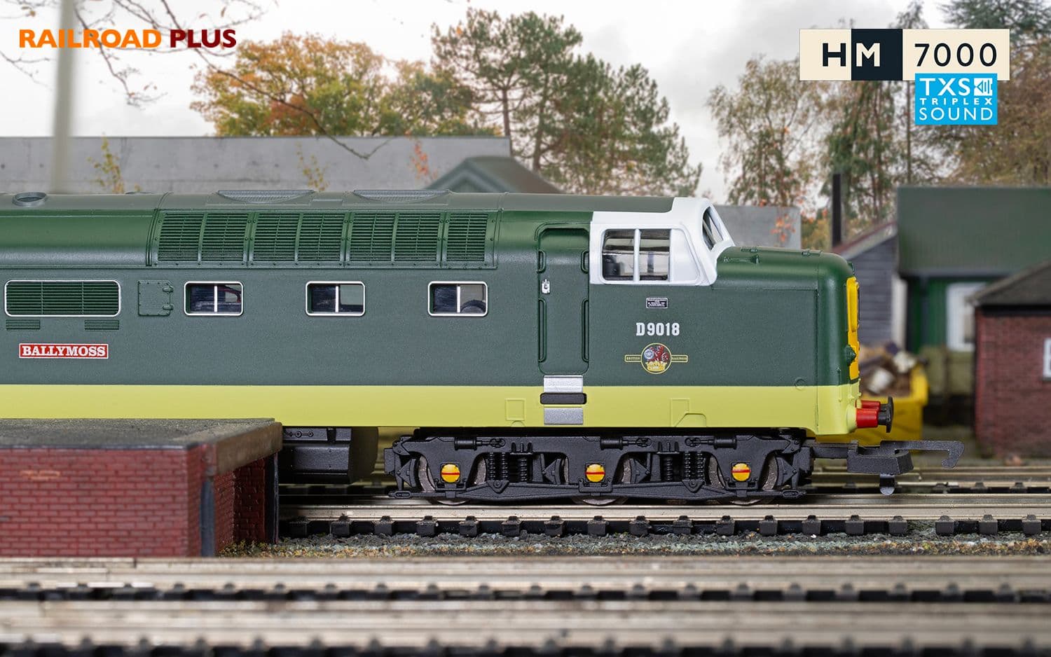 RailRoad Plus BR, Class 55, Deltic, Co-Co, D9018 ‘Ballymoss’- Era 5 (Sound Fitted)