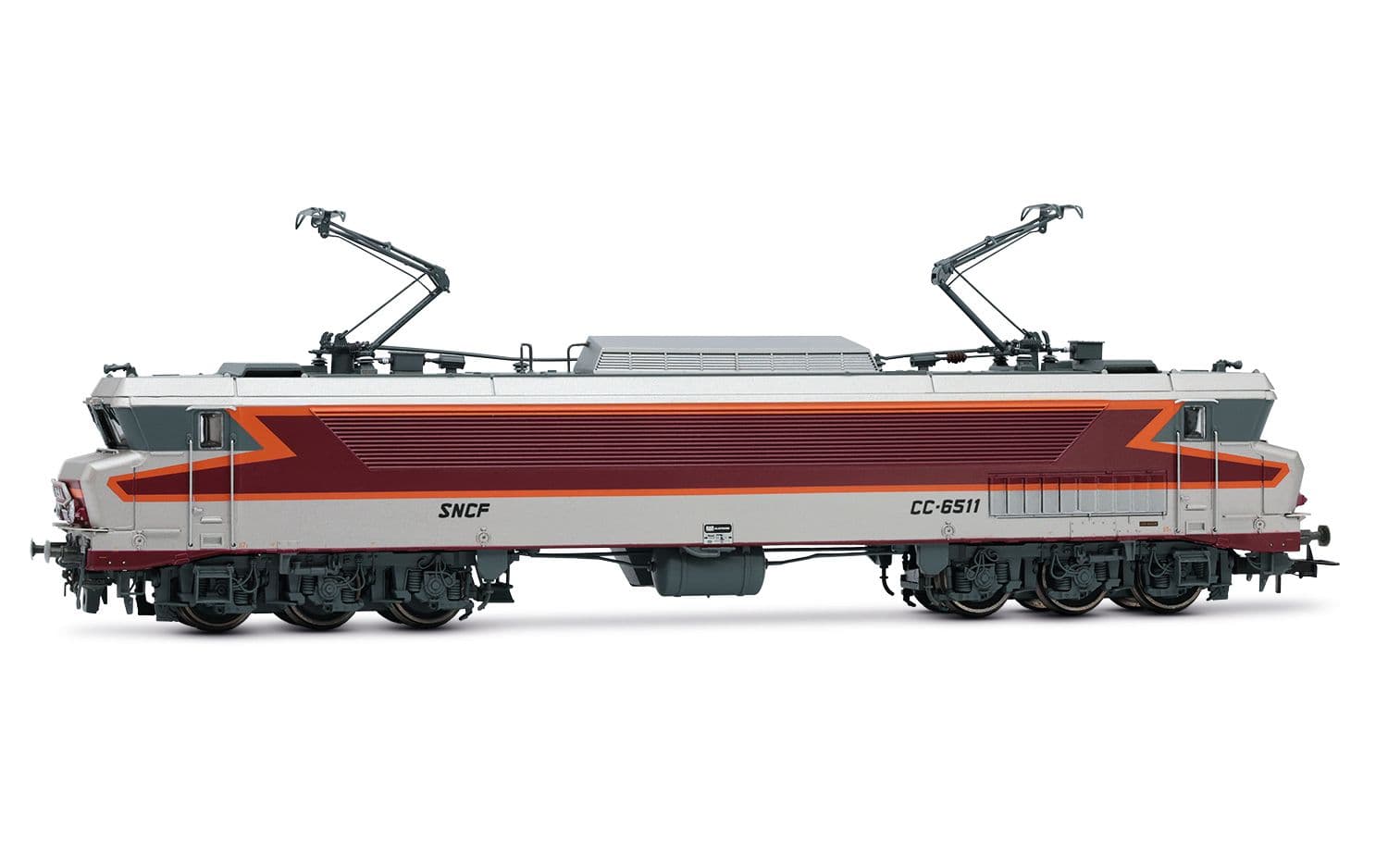 SNCF, CC 6511, silver with "Mistral" logo, period IV, DCC Sound