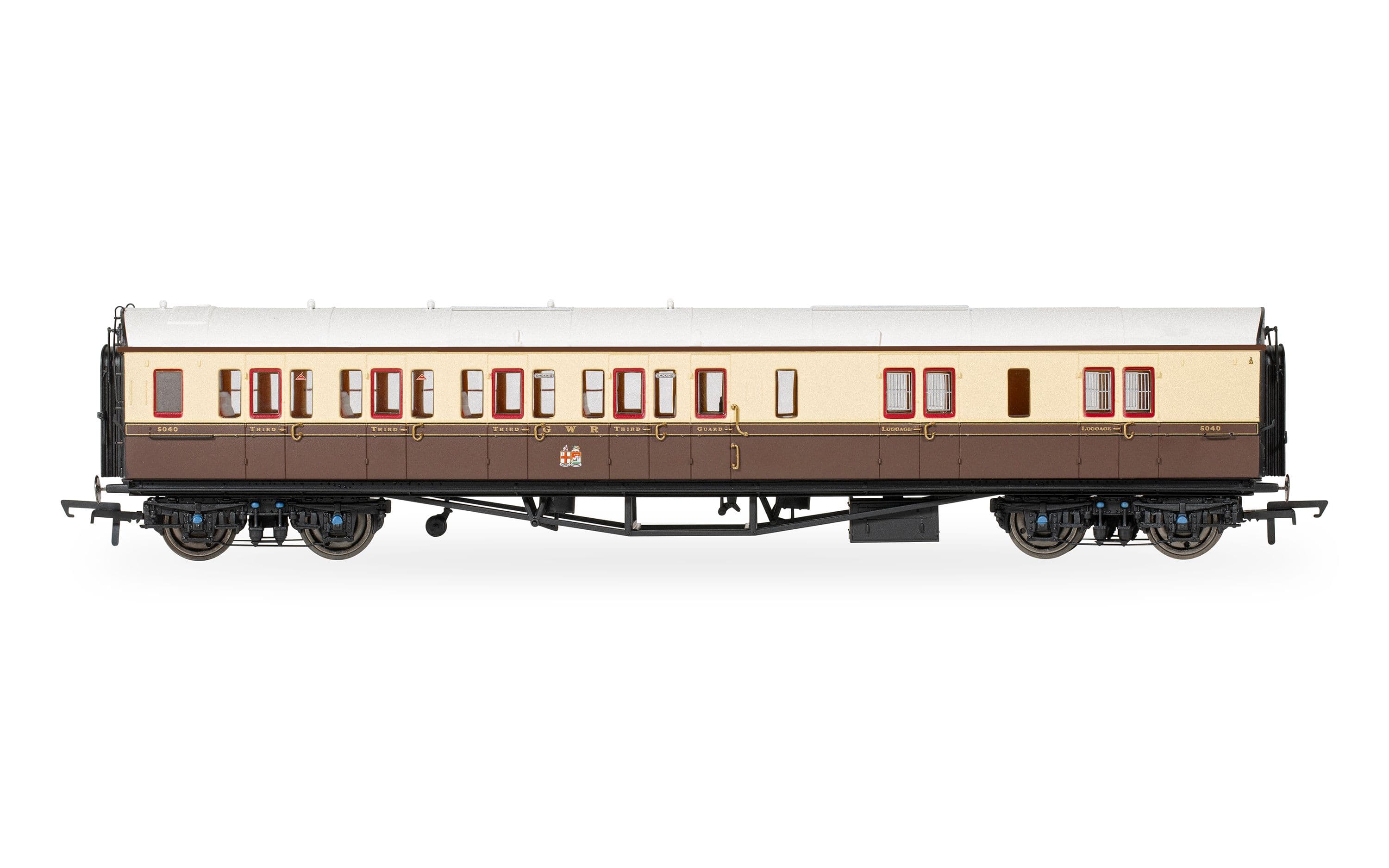 GWR - Collett Corridor Brake Third Class LH - 5040 - Coach