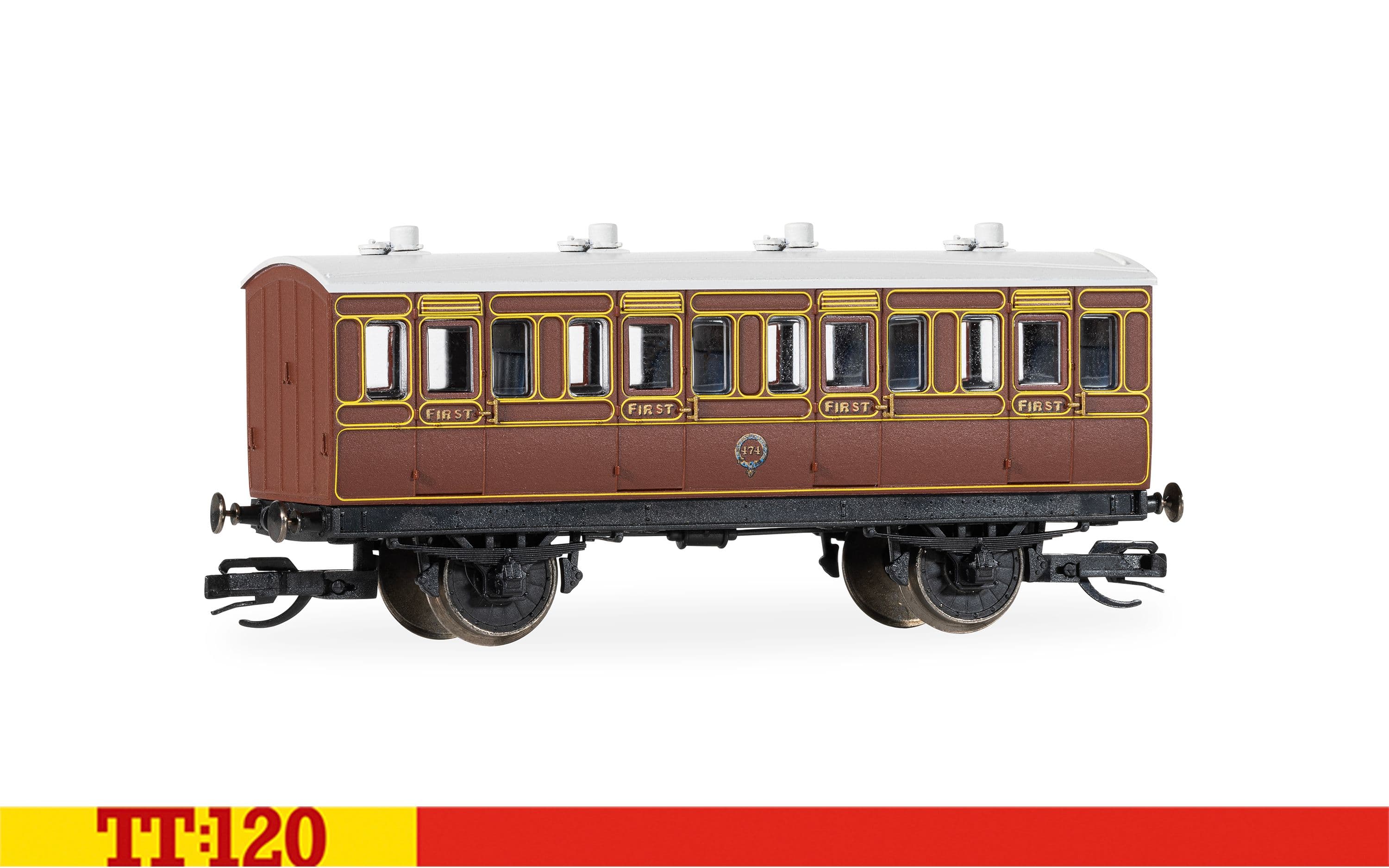 LB&amp;SCR - 4 Wheel - '474' - First Class Coach