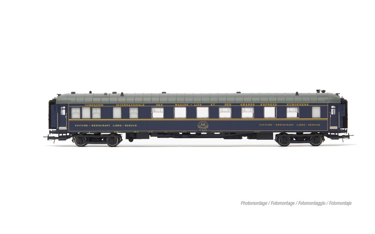 CIWL, restaurant coach "Libre-Service", blue livery, ep. IV