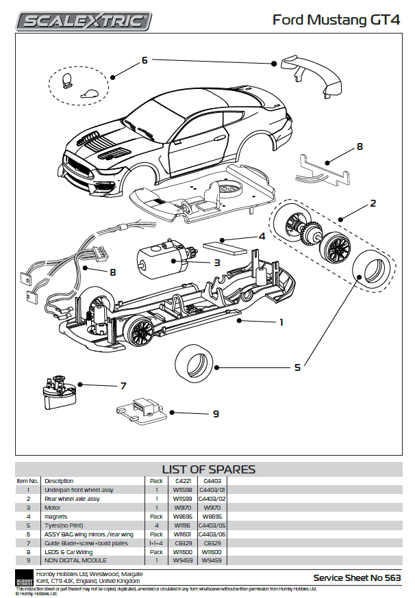 Tyre pack, Ford Mustang GT4 Tyres Pack