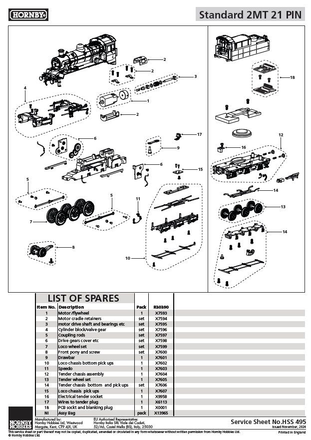 BR (Early) - Standard 2MT - Lined 78019 NE 12D