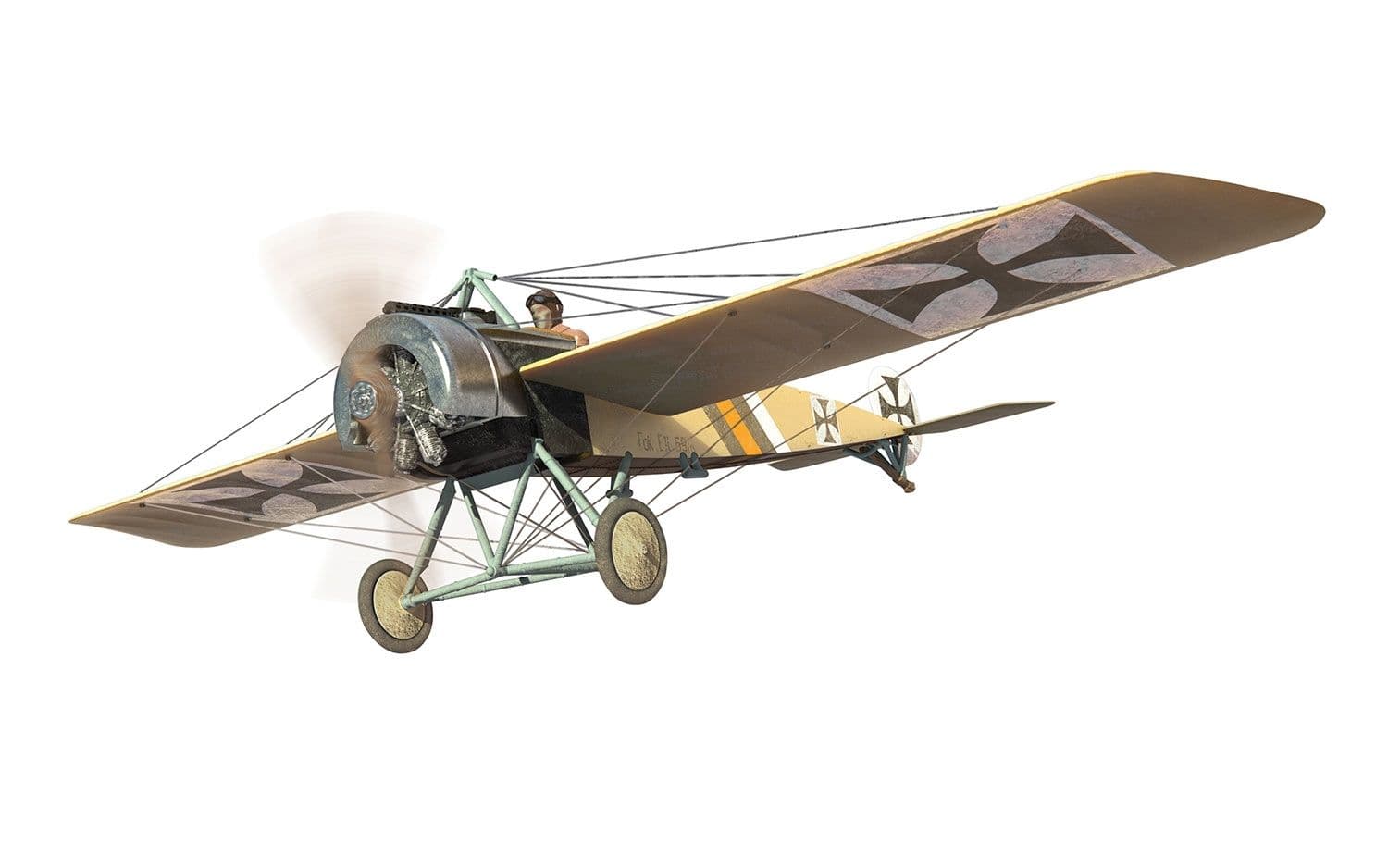 Fokker E.II Eindecker 69/15, flown by Kurt von Crailsheim, FFA 53, Monthois, France, October 1915