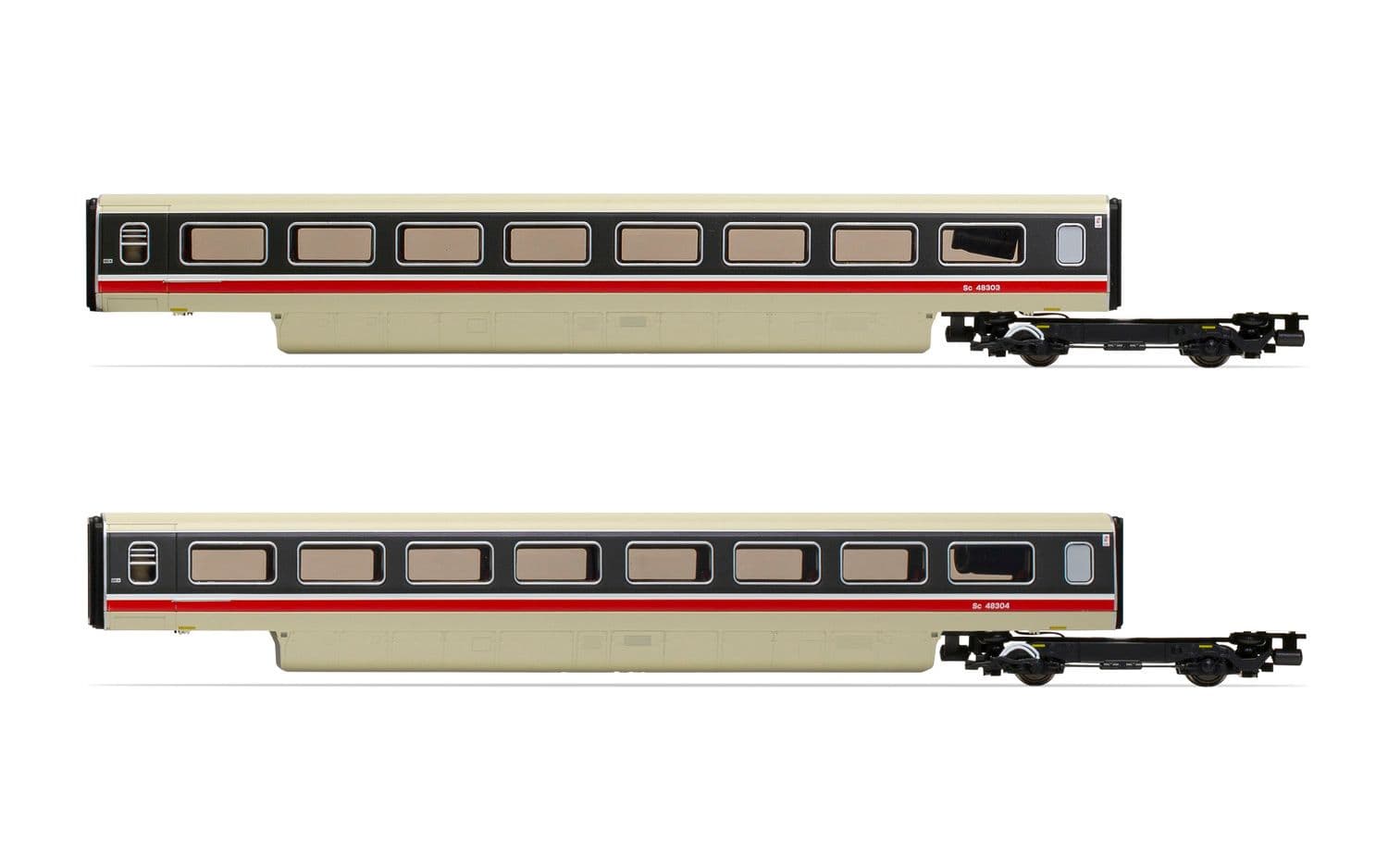 BR, Class 370 Advanced Passenger Train 2-car TU Coach Pack, 48303 + 48304 - Era 7