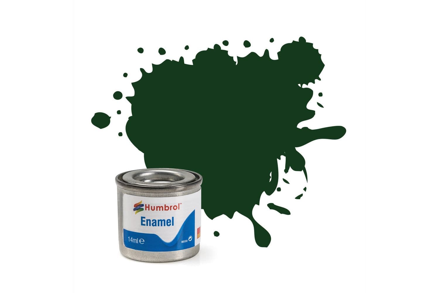 Enamel Paint: 3 - Brunswick Green - Gloss - (14ml)