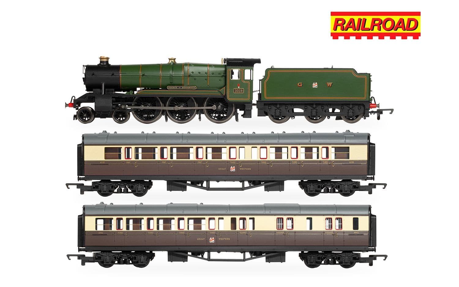 RailRoad: GWR - Class 1000 'County of Merioneth' - Train Pack 