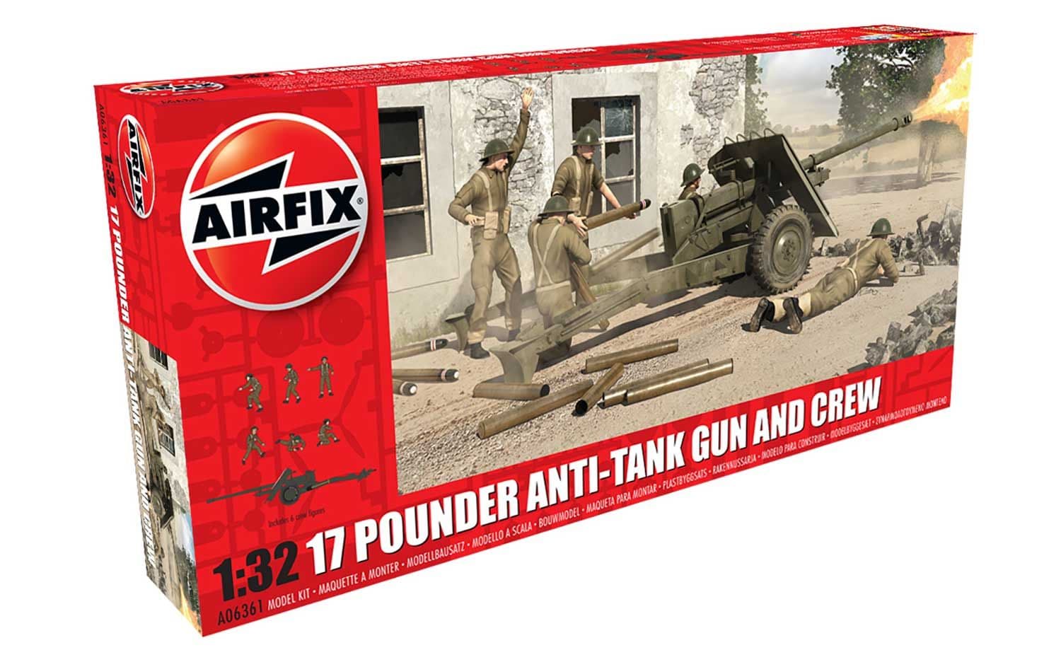17 Pdr Anti-Tank Gun 1:32