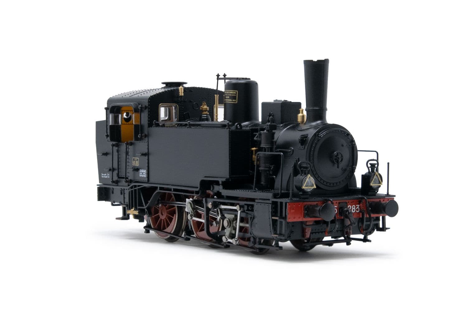 FS, steam locomotive Gr. 835, oil lamps, lateral water tanks, period III-IV