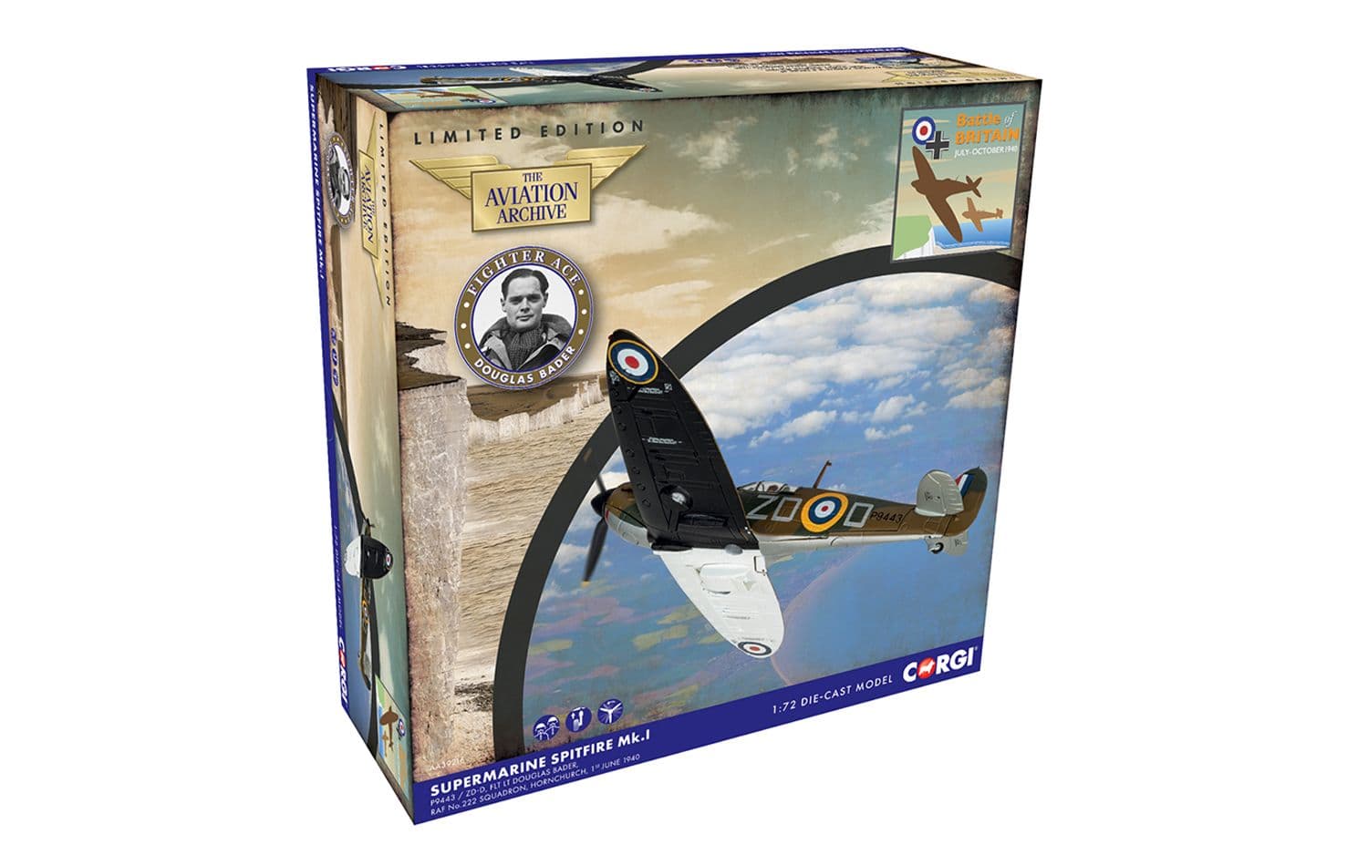 AA39216 Supermarine Spitfire MkI - Flt Lt Douglas Bader - Battle AA39216 Supermarine Spitfire MkI - Flt Lt Douglas Bader - Battle