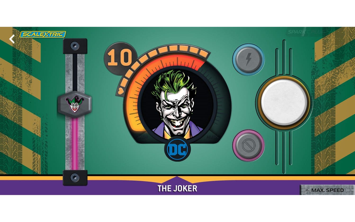 Scalextric Spark Plug - Batman vs Joker Race Set (EU Plug)